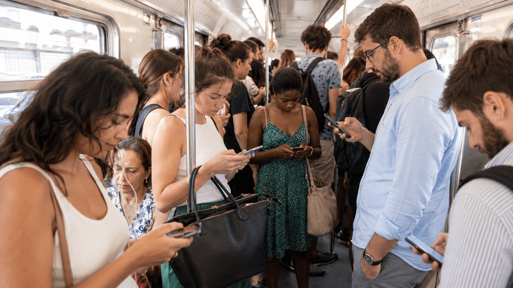 Dans le métro parisien, il est difficile d’être un luddite