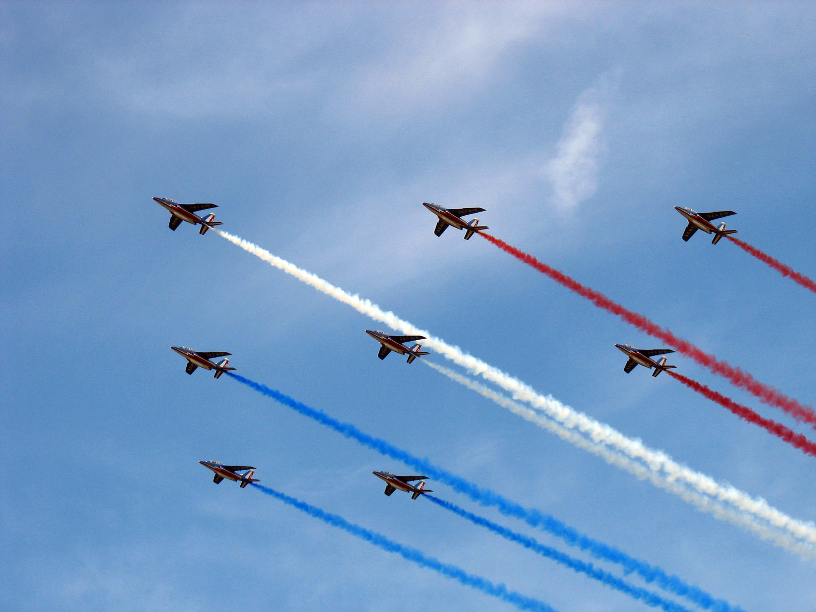 La Patrouille de France survole New York pour célébrer l’indépendance américaine
